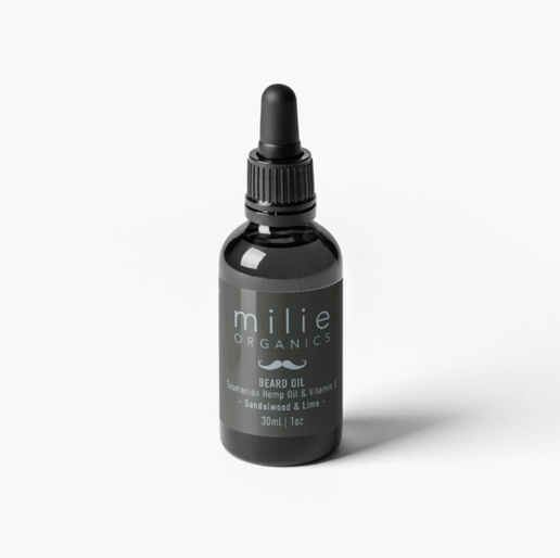 Beard Oil With Tasmanian Organic Hemp Seed Oil 30ml